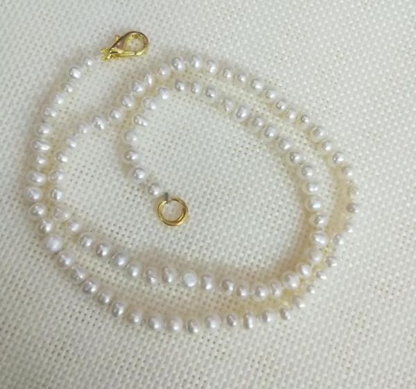 36-80cm 14-31'' women jewelry natural pearl 3x4mm white freshwater pearl necklace gold color clasp gift, Silver
36-80cm 14-31'' women jewelry natural pearl 3x4mm white freshwater pearl necklace gold color clasp gift, Silver