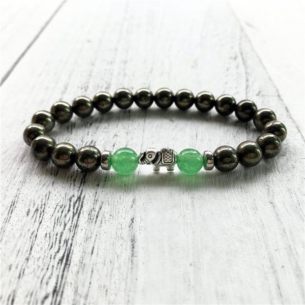 fashion bracelets pyrite bracelet green aventurine elephant bracelet round beads wrist yoga mala bracelets gift for men, Black
fashion bracelets pyrite bracelet green aventurine elephant bracelet round beads wrist yoga mala bracelets gift for men, Black