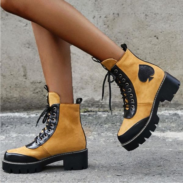 sarairis 2020 new design thick heels office ladies boots woman shoes lace up platform comfortable autumn winter boots ladies, Black
sarairis 2020 new design thick heels office ladies boots woman shoes lace up platform comfortable autumn winter boots ladies, Black