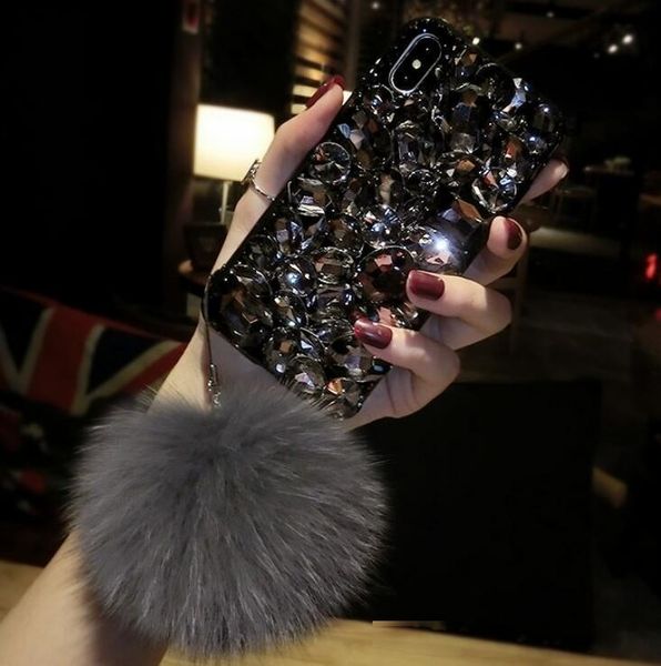 new designer bling crystal diamond fox fur ball pendant cases for iphone 11 pro max xs max xr x 8 7 6s plus samsung galaxy s10e/9/8 plus 
new designer bling crystal diamond fox fur ball pendant cases for iphone 11 pro max xs max xr x 8 7 6s plus samsung galaxy s10e/9/8 plus