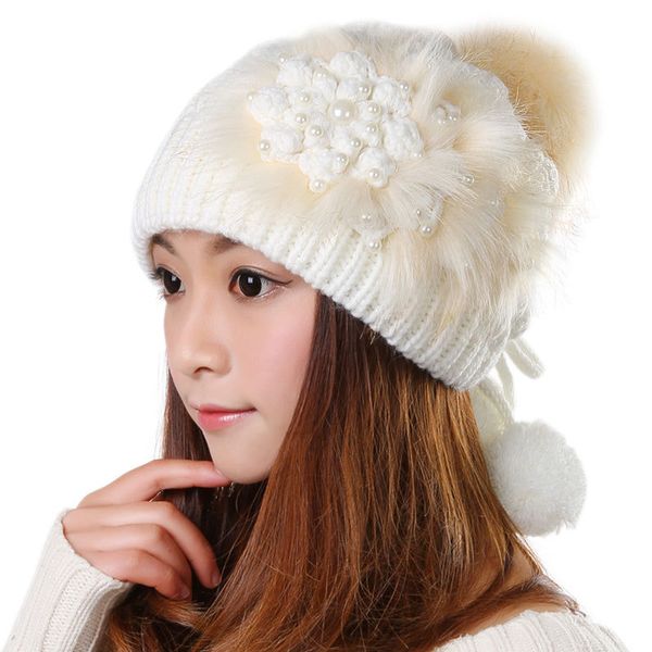 winter cap women knitted thermal cap winter genuine pearl hats for women 2020 warm beret braided beanie hat, Blue;gray
winter cap women knitted thermal cap winter genuine pearl hats for women 2020 warm beret braided beanie hat, Blue;gray