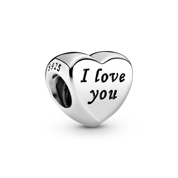 original authentic ale 925 sterling silver polished words of i love you heart charms beads fit pandora style bracelet for diy jewelry making, Black
original authentic ale 925 sterling silver polished words of i love you heart charms beads fit pandora style bracelet for diy jewelry making, Black