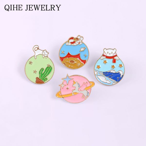 pins, brooches planet collection animals horse polar bear cat planets enamel pins button alloy custom lapel pin badge gift for friends, Gray
pins, brooches planet collection animals horse polar bear cat planets enamel pins button alloy custom lapel pin badge gift for friends, Gray