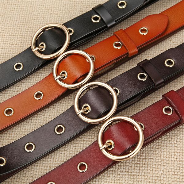 round buckle belts women's belt fashion genuine leather narrow thin buckle strap waist belt candy skinny, Black;brown
round buckle belts women's belt fashion genuine leather narrow thin buckle strap waist belt candy skinny, Black;brown