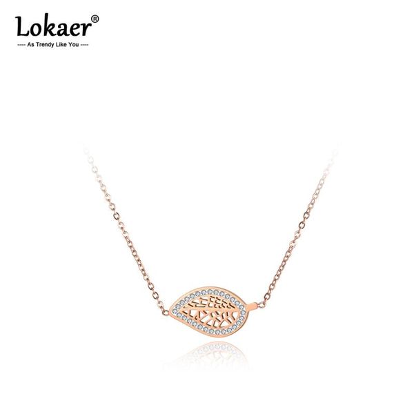 lokaer trendy clay zircon stainless steel chain pendant necklace rose gold leaves chokers necklaces for women girls n19046, Silver
lokaer trendy clay zircon stainless steel chain pendant necklace rose gold leaves chokers necklaces for women girls n19046, Silver