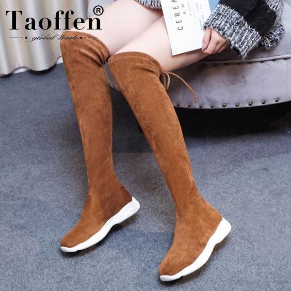 taoffen size 28-39 ladies over the knee boots winter cross strap thick sole slip on long boots fashion comfortable shoes woman, Black
taoffen size 28-39 ladies over the knee boots winter cross strap thick sole slip on long boots fashion comfortable shoes woman, Black