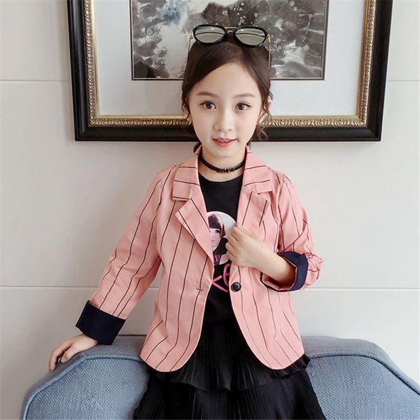 6baby girl coat 3-8t cute kids new autumn girls lapel long sleeve stripes print single-breasted pocket long winter coat outer, Blue;gray
6baby girl coat 3-8t cute kids new autumn girls lapel long sleeve stripes print single-breasted pocket long winter coat outer, Blue;gray