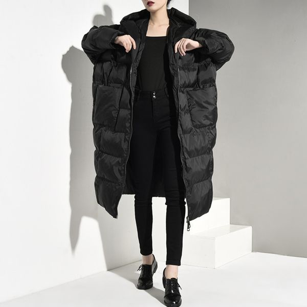 lanmrem cold winter hooded zippers batwing styles pocket plaided cotton paded coat women warm parka quality stocks jd12101, Black
lanmrem cold winter hooded zippers batwing styles pocket plaided cotton paded coat women warm parka quality stocks jd12101, Black