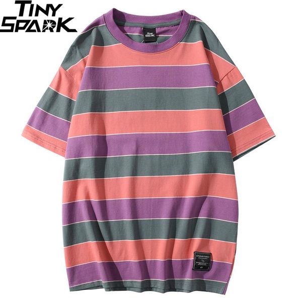 hip hop t shirt men 2020 streetwear harajuku stripe tshirt color block short sleeve cotton t-shirt fashion tees green blue t200611, White;black
hip hop t shirt men 2020 streetwear harajuku stripe tshirt color block short sleeve cotton t-shirt fashion tees green blue t200611, White;black