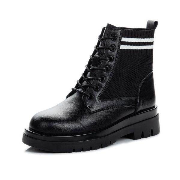 американский мотоцикл boots зашнуровать подлинная спилка женская обувь осень зима моды ботильоны stretch теплый европы, Black
американский мотоцикл boots зашнуровать подлинная спилка женская обувь осень зима моды ботильоны stretch теплый европы, Black
