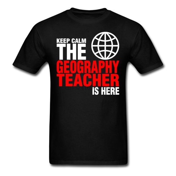 keep calm the geography teacher is here tee shirt men funny short sleeve couple t shirts
keep calm the geography teacher is here tee shirt men funny short sleeve couple t shirts