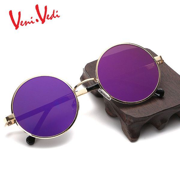 veni vedi women's sunglasses round sun glasses vintage metal design sunglasses retro gafas de sol mujer new, White;black
veni vedi women's sunglasses round sun glasses vintage metal design sunglasses retro gafas de sol mujer new, White;black