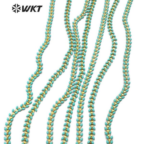 chains wt-rbc111 natural resin brass "v" chain spearmint color 6mm beads rosary 10 meters for jewelry making, Silver
chains wt-rbc111 natural resin brass "v" chain spearmint color 6mm beads rosary 10 meters for jewelry making, Silver