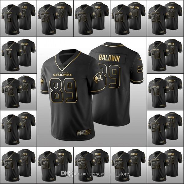 Seattle Seahawks Men 24 Marshawn Lynch 3 Russell Wilson 16 Tyler Lockett Custom Women Youth NFL 2019 Golden Edition Black Jersey
Seattle Seahawks Men 24 Marshawn Lynch 3 Russell Wilson 16 Tyler Lockett Custom Women Youth NFL 2019 Golden Edition Black Jersey