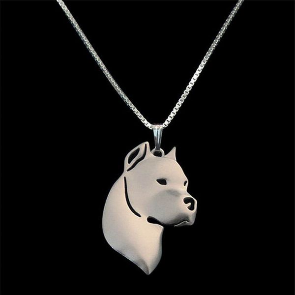 pendant necklaces 2021 jewelry metal smooth pet dog lovers' dogo argentino drop, Silver
pendant necklaces 2021 jewelry metal smooth pet dog lovers' dogo argentino drop, Silver