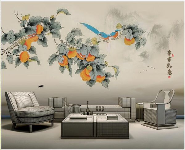 wall paper 3 d custom p mural on the wall chinese style flower and bird painting home decor p wallpaper in the living room
wall paper 3 d custom p mural on the wall chinese style flower and bird painting home decor p wallpaper in the living room