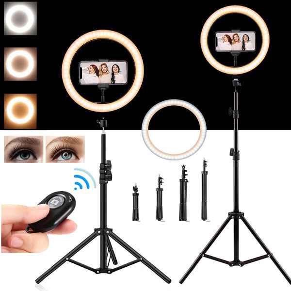 26cm led selfie ring light with tripod dimmable ring lamp video camera phone light ringlight for p live video fill light
26cm led selfie ring light with tripod dimmable ring lamp video camera phone light ringlight for p live video fill light