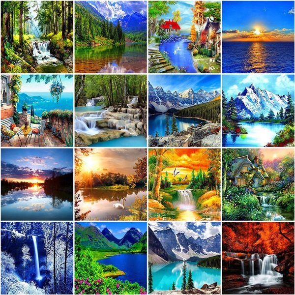paintings diy 5d diamond painting waterfall embroidery landscape lake cross stitch kits full round drill mosaic rhinestone decor
paintings diy 5d diamond painting waterfall embroidery landscape lake cross stitch kits full round drill mosaic rhinestone decor