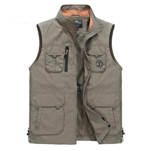 summer autumn vest men big size -6xl casual thin mesh tactical vest stand collar multi-pockets gilet homme waistcoat, Black;white
summer autumn vest men big size -6xl casual thin mesh tactical vest stand collar multi-pockets gilet homme waistcoat, Black;white