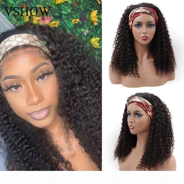 kinky culy human hair headband wig glueless human hair wigs with scarf natural 180% density for black women vshow, Black;brown
kinky culy human hair headband wig glueless human hair wigs with scarf natural 180% density for black women vshow, Black;brown