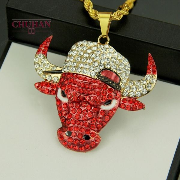 chuhan personality hip hop men's pendant accessories new fashion mens domineering rhinestones ox head pendant necklace j235 201014, Silver
chuhan personality hip hop men's pendant accessories new fashion mens domineering rhinestones ox head pendant necklace j235 201014, Silver