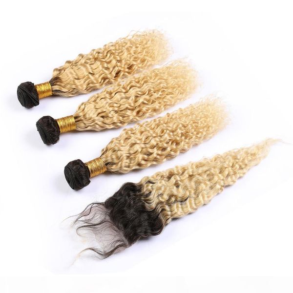 #1b 613 ombre water wave malaysian human hair 3bundles with lace closure ombre blonde wet and wavy virgin hair closure 4x4 with weaves, Black
#1b 613 ombre water wave malaysian human hair 3bundles with lace closure ombre blonde wet and wavy virgin hair closure 4x4 with weaves, Black
