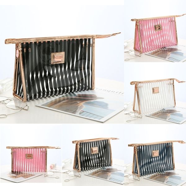 b7hbz hecattle new transparent stripe pvc cosmetic for business new transparent bag storage waterproof large capacity and washing trip bag p
b7hbz hecattle new transparent stripe pvc cosmetic for business new transparent bag storage waterproof large capacity and washing trip bag p
