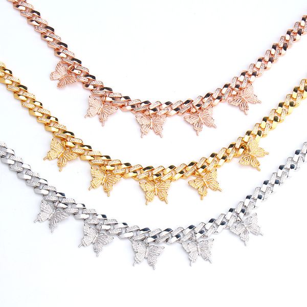 charming women necklace gold plated bling cz stone butterfly cuban necklace chain jewelry for girls women for party wedding gift, Silver
charming women necklace gold plated bling cz stone butterfly cuban necklace chain jewelry for girls women for party wedding gift, Silver