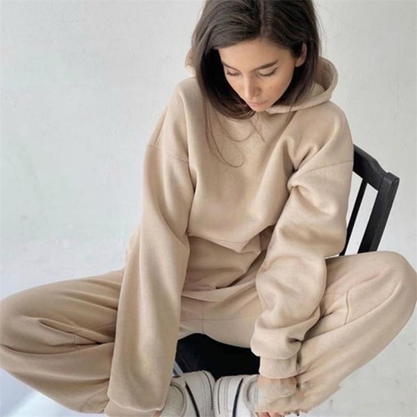 2 piece set women spring autumn tracksuit solid hooded sweatshirt and long pants suit casual women's sets fashion sportswear 220315, White
2 piece set women spring autumn tracksuit solid hooded sweatshirt and long pants suit casual women's sets fashion sportswear 220315, White