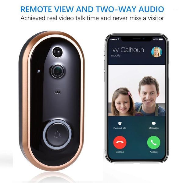 1080p smart wifi doorbell intercom video ring door bell with camera ir entry door alert wireless security chime cam alarm1
1080p smart wifi doorbell intercom video ring door bell with camera ir entry door alert wireless security chime cam alarm1