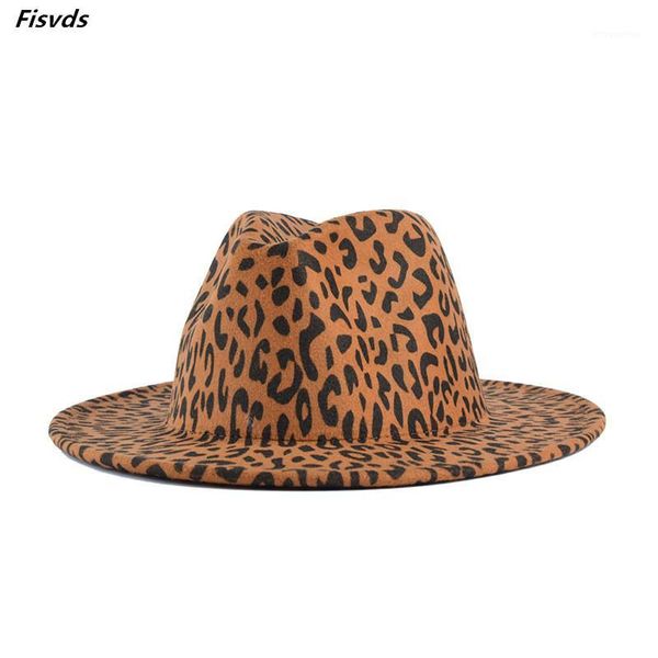 fisvds fashion leopard printing jazz men women vintage trilby cap fedora hats flat leisure big brim felt panama hat1, Blue;gray
fisvds fashion leopard printing jazz men women vintage trilby cap fedora hats flat leisure big brim felt panama hat1, Blue;gray