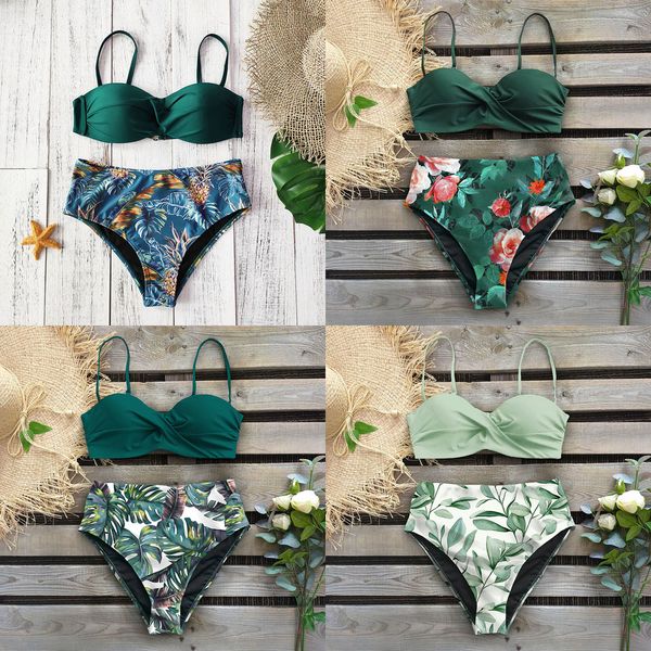 high waist bikini 2020 push up swimsuit women print bikinis retro plus size swimwear padded bathing suit floral beach wear q0105, White;black
high waist bikini 2020 push up swimsuit women print bikinis retro plus size swimwear padded bathing suit floral beach wear q0105, White;black
