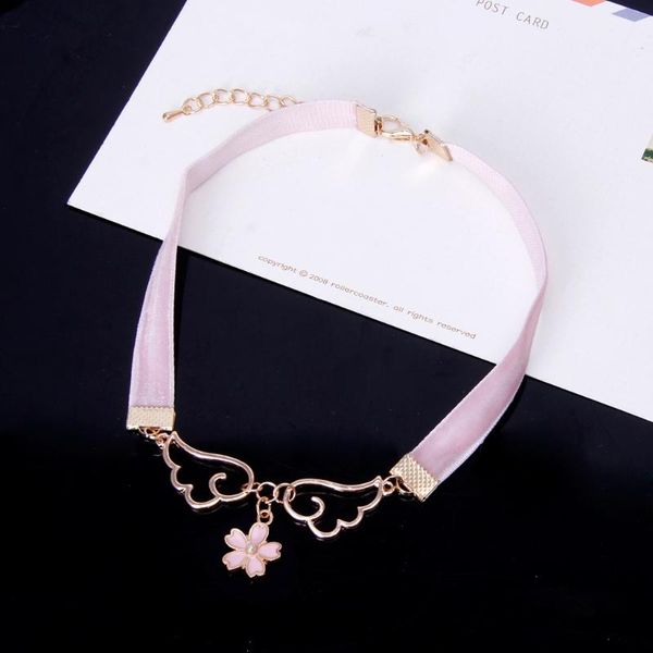 chokers fashion cosplay pendant necklace enamel wing star heart card captor sakura velvet choker drop, Golden;silver
chokers fashion cosplay pendant necklace enamel wing star heart card captor sakura velvet choker drop, Golden;silver
