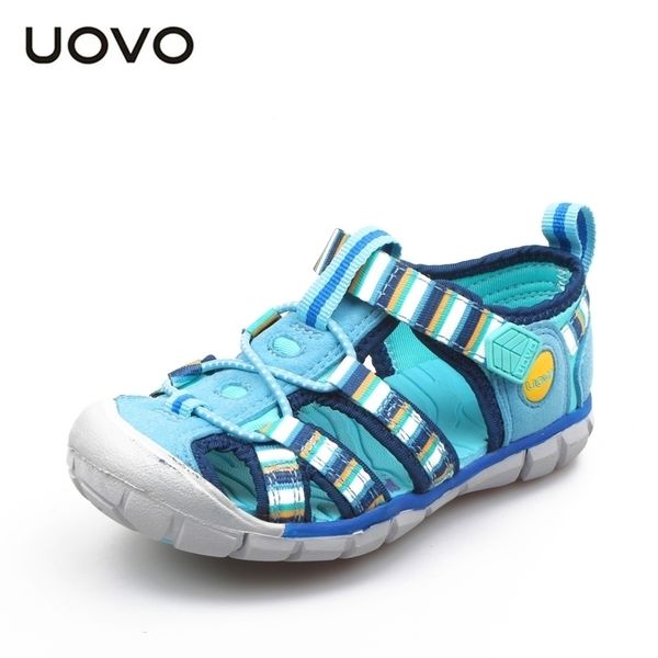 uovo new kids sandals for boys and girls summer child beach shoes fashion hook-and-loop kids shoes size 26#-33# 201201, Black;red
uovo new kids sandals for boys and girls summer child beach shoes fashion hook-and-loop kids shoes size 26#-33# 201201, Black;red