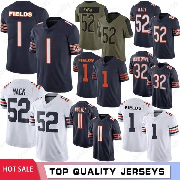 1 justin fields khalil mack football jersey walter payton bear roquan smith chicagos darnell mooney akiem hicks brian urlacher montgomery ed, Black;red 
1 justin fields khalil mack football jersey walter payton bear roquan smith chicagos darnell mooney akiem hicks brian urlacher montgomery ed, Black;red