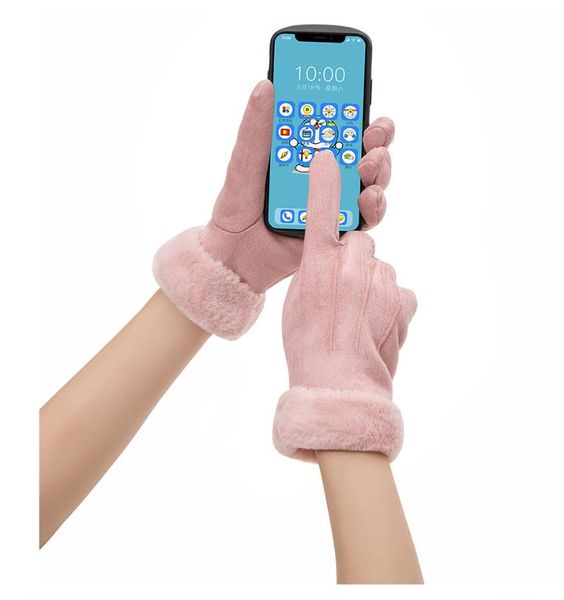 winter woman warm gloves pink ladies suede three-strand gloves with touch screen driving ski windproof luvas guantes 2020 new, Blue;gray
winter woman warm gloves pink ladies suede three-strand gloves with touch screen driving ski windproof luvas guantes 2020 new, Blue;gray