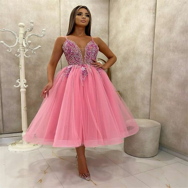 pink prom dresses chic sequins beads appliqued a line evening dresses sleeveless knee length pageant dress custom made, Black
pink prom dresses chic sequins beads appliqued a line evening dresses sleeveless knee length pageant dress custom made, Black