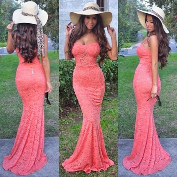 elegant full lace coral sweetheart lace mermaid evening dresses spaghetti straps floor length formal dress party gowns prom dresses, Black;red
elegant full lace coral sweetheart lace mermaid evening dresses spaghetti straps floor length formal dress party gowns prom dresses, Black;red
