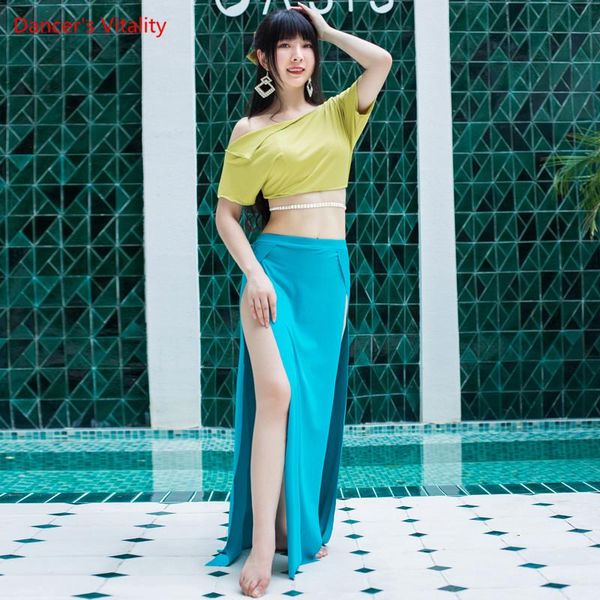 stage wear belly dance set female elegant practice clothes suit temperament shirt training long skirt performance clothing, Black;red
stage wear belly dance set female elegant practice clothes suit temperament shirt training long skirt performance clothing, Black;red