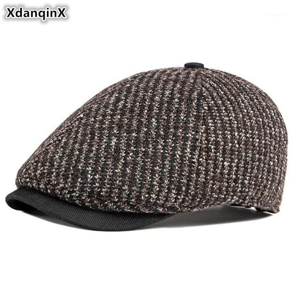 xdanqinx autumn winter men's hats thick warm berets 2020 new fashion men retro brands cap snapback cap tongue caps dad's hat1, Blue;gray
xdanqinx autumn winter men's hats thick warm berets 2020 new fashion men retro brands cap snapback cap tongue caps dad's hat1, Blue;gray