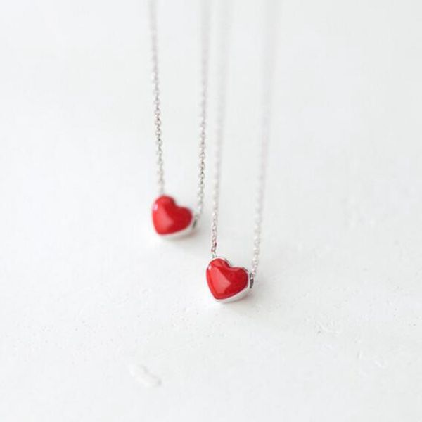 wholesale fashion women minimalist heart necklace jewelry enamel red charm dainty 925 silver jewelry
wholesale fashion women minimalist heart necklace jewelry enamel red charm dainty 925 silver jewelry