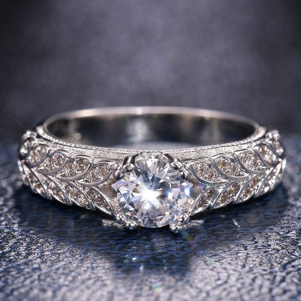 modyle new silver color vintage style leaves white cz stone rings for women fashion silver color jewelry gift, Slivery;golden
modyle new silver color vintage style leaves white cz stone rings for women fashion silver color jewelry gift, Slivery;golden