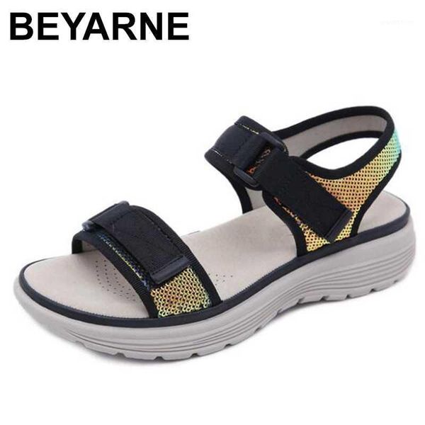 sandals beyaromen's sports wedge for women summer women's shoes student fashion glitter sandalia feminino1, Black
sandals beyaromen's sports wedge for women summer women's shoes student fashion glitter sandalia feminino1, Black