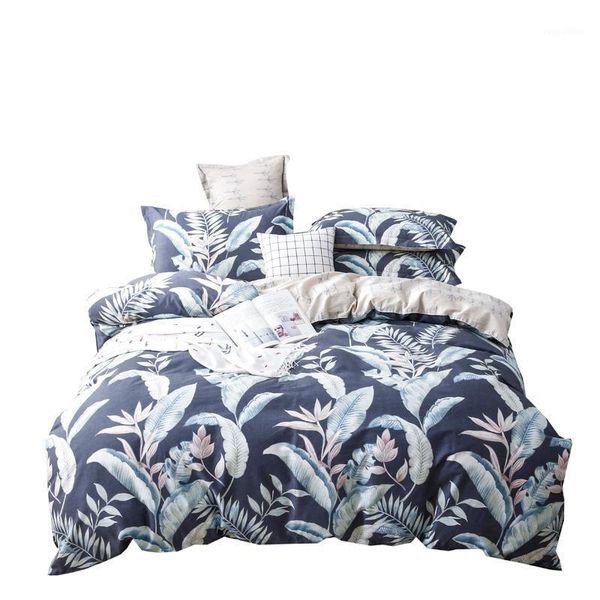 leaves print 100% cotton 78.7"x90.5" duvet cover flat sheet pillow case kids bedding set 4pcs dark blue1
leaves print 100% cotton 78.7"x90.5" duvet cover flat sheet pillow case kids bedding set 4pcs dark blue1