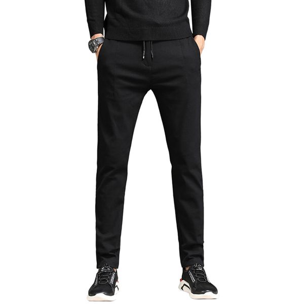brand 2019 hcxy autumn spring new men's smart casual pants male trousers men pant full cotton stretch fabric, Black
brand 2019 hcxy autumn spring new men's smart casual pants male trousers men pant full cotton stretch fabric, Black