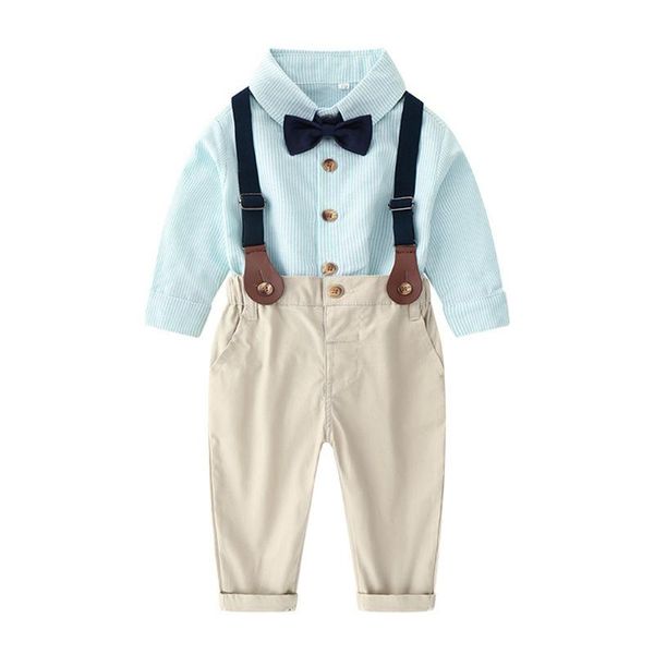 boys autumn and winter suit striped long-sleeved shirt cotton casual trousers children's clothing baby set, White
boys autumn and winter suit striped long-sleeved shirt cotton casual trousers children's clothing baby set, White