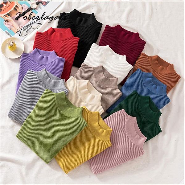 winter autumn turtleneck sweater women skinny elastic knitted soft pullover sweaters female 2021 korean fashion knit pullovers, White;black
winter autumn turtleneck sweater women skinny elastic knitted soft pullover sweaters female 2021 korean fashion knit pullovers, White;black