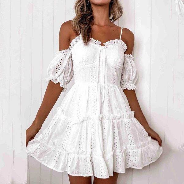 casual dresses elegant white pleated lace mini dress for women spaghetti strap female ruffle cotton summer beach ladies, Black;gray
casual dresses elegant white pleated lace mini dress for women spaghetti strap female ruffle cotton summer beach ladies, Black;gray