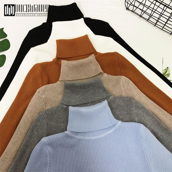 duckwaver s~4xl plus size women sweaters turtleneck pullovers soft primer shirt long sleeve casual slim-fit knitted sweater 201111, White;black
duckwaver s~4xl plus size women sweaters turtleneck pullovers soft primer shirt long sleeve casual slim-fit knitted sweater 201111, White;black
