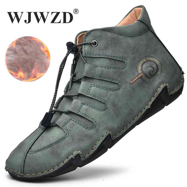 leather men boots winter plush super warm snow casual shoes luxury sneakers high western cowboy ankle, Black
leather men boots winter plush super warm snow casual shoes luxury sneakers high western cowboy ankle, Black